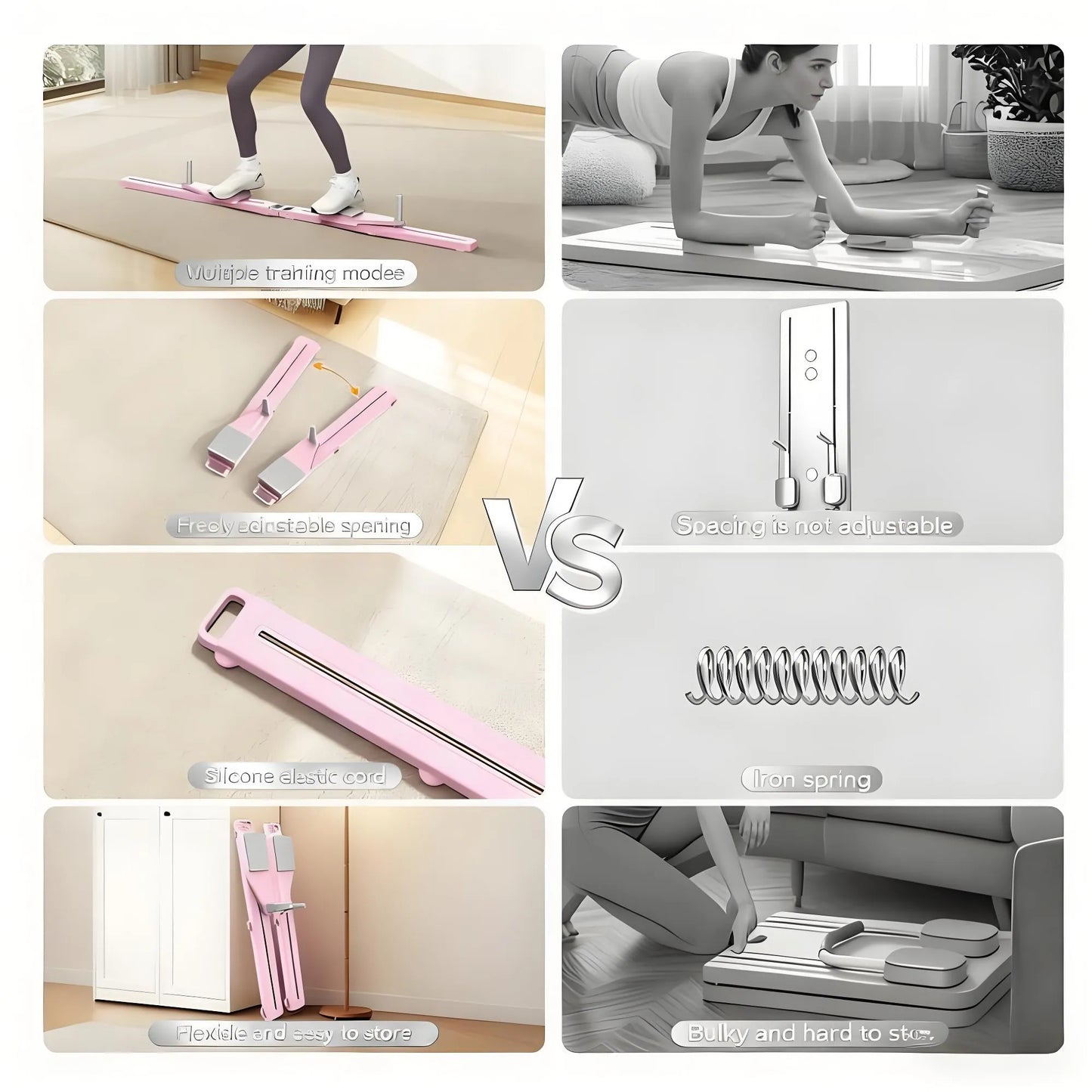 Multi-Functional Split Exercise Board: Full-Body Workouts in One Compact Device