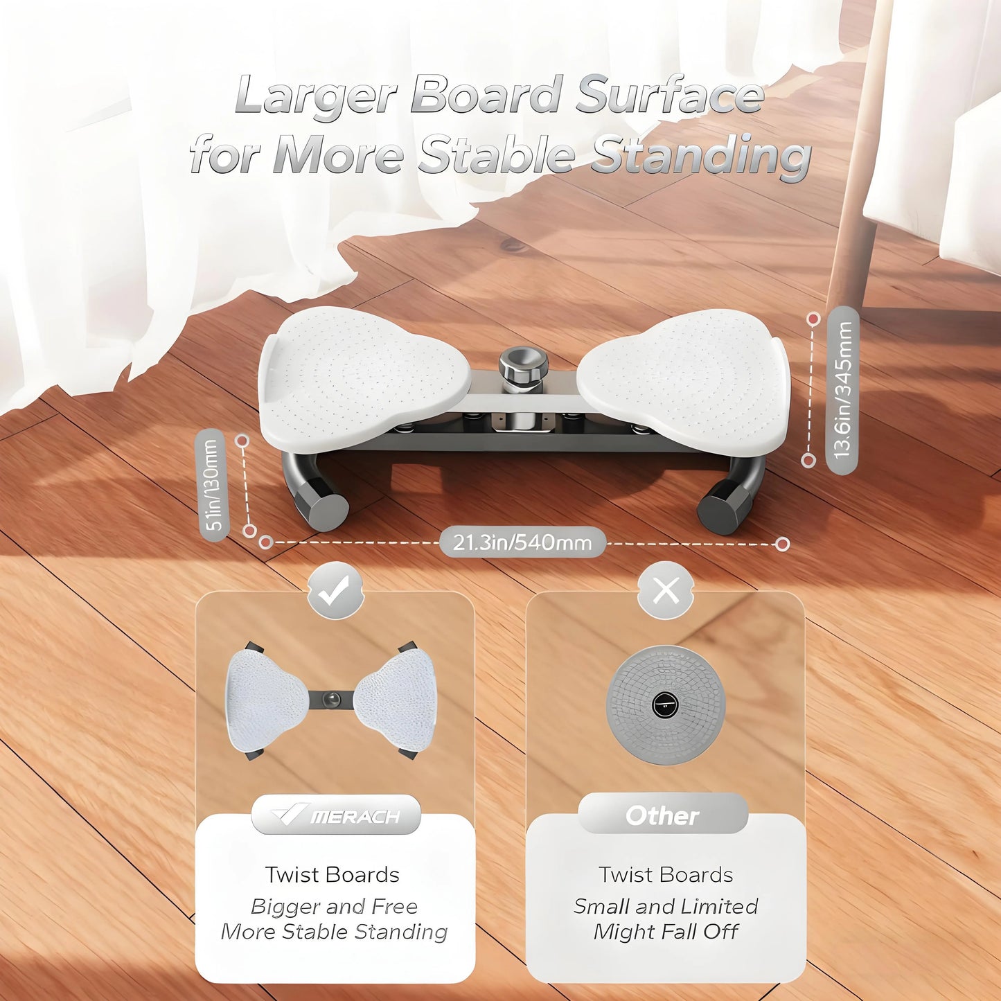 Portable Waist Twister: Tone Your Core, Massage Your Feet—Anywhere at Home